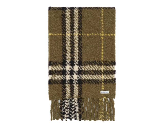 BURBERRY 체크 부클 스카프